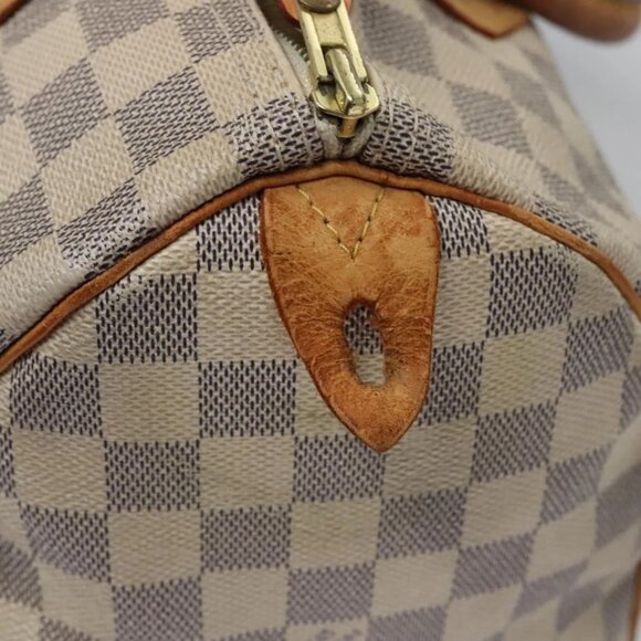 LOUIS VUITTON Damier Azur Speedy 30 Hand Bag - Picture 14 of 16